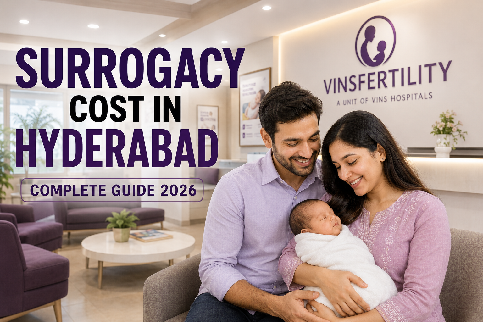 Surrogacy Cost in Hyderabad 2026 | Affordable Prices | Vinsfertility